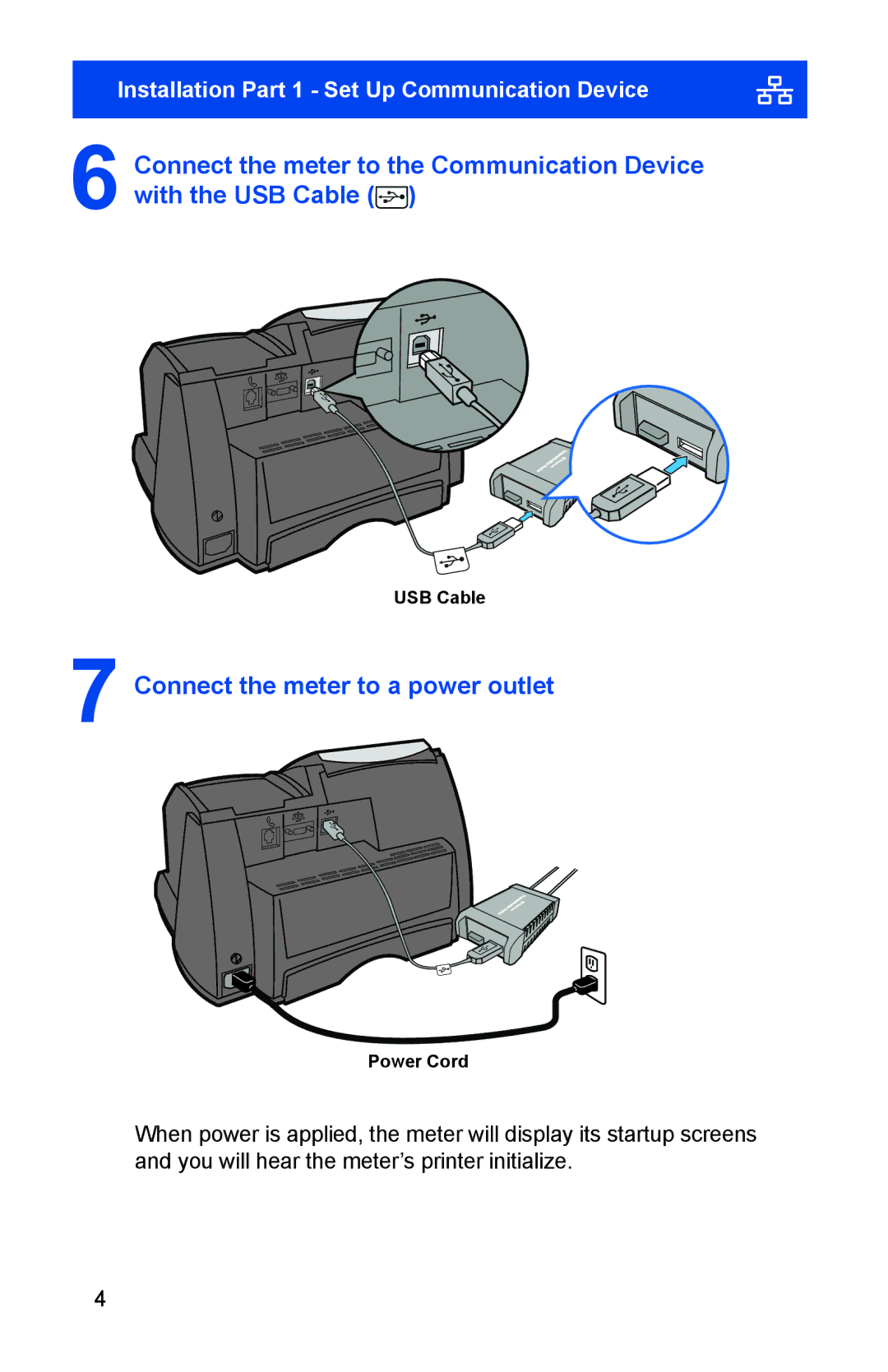 Pitney Bowes K700. K7M0 manual Connect the meter to a power outlet 