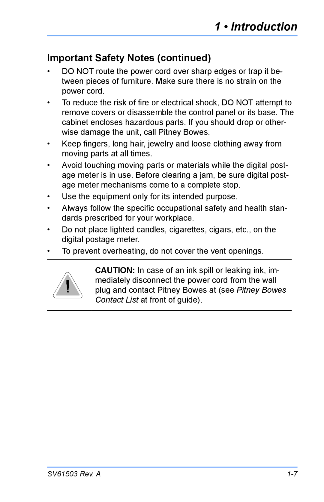 Pitney Bowes K700 manual Introduction 