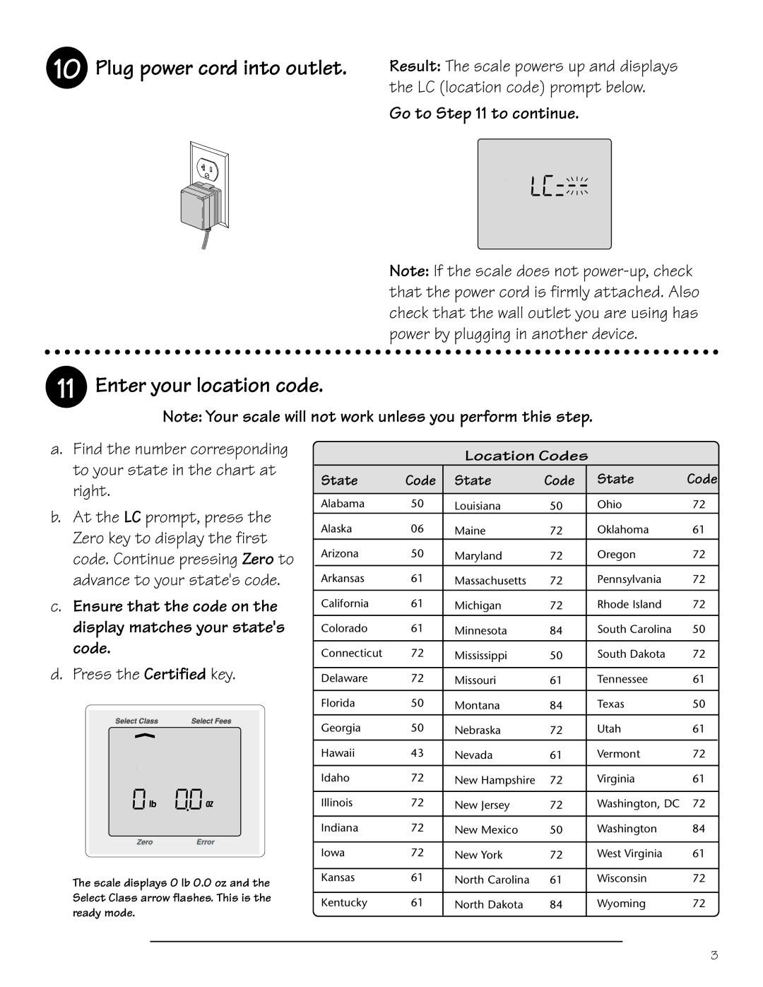 Pitney Bowes N300 installation instructions Enter your location code, Press the Certified key 