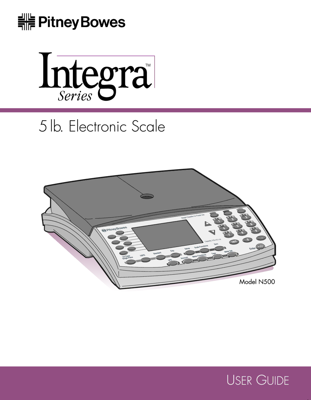 Pitney Bowes N500 manual 