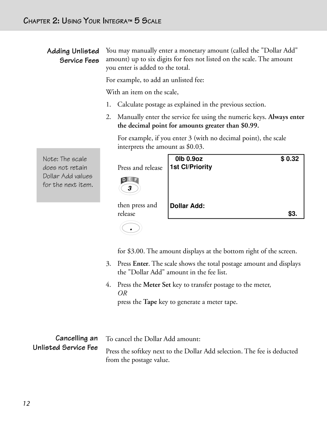 Pitney Bowes N500 manual Then press 