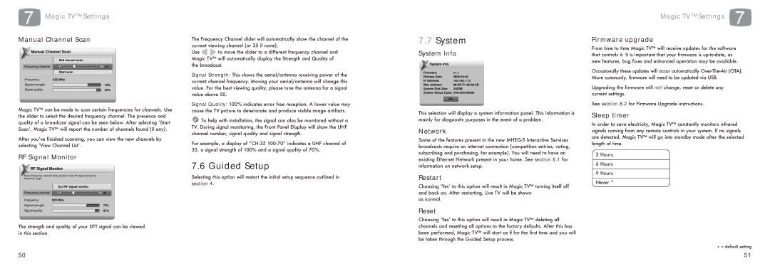 Pixel Magic Systems MTV5000 specifications Guided Setup, System 