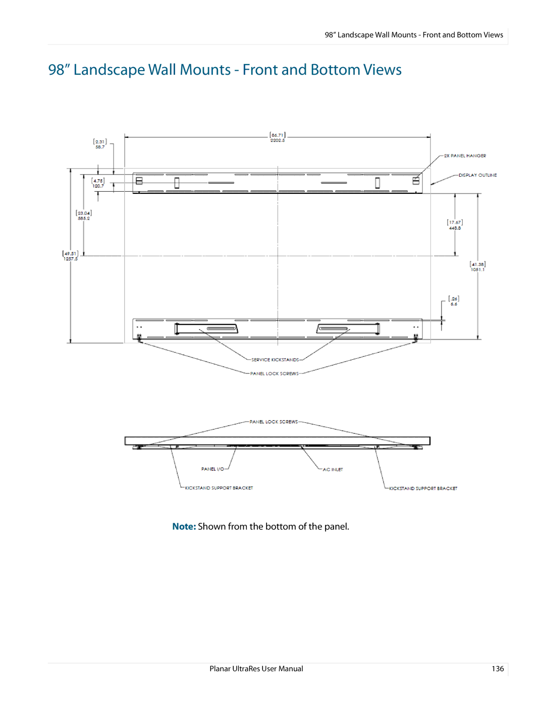 Planar 020-1229-03A user manual 136 