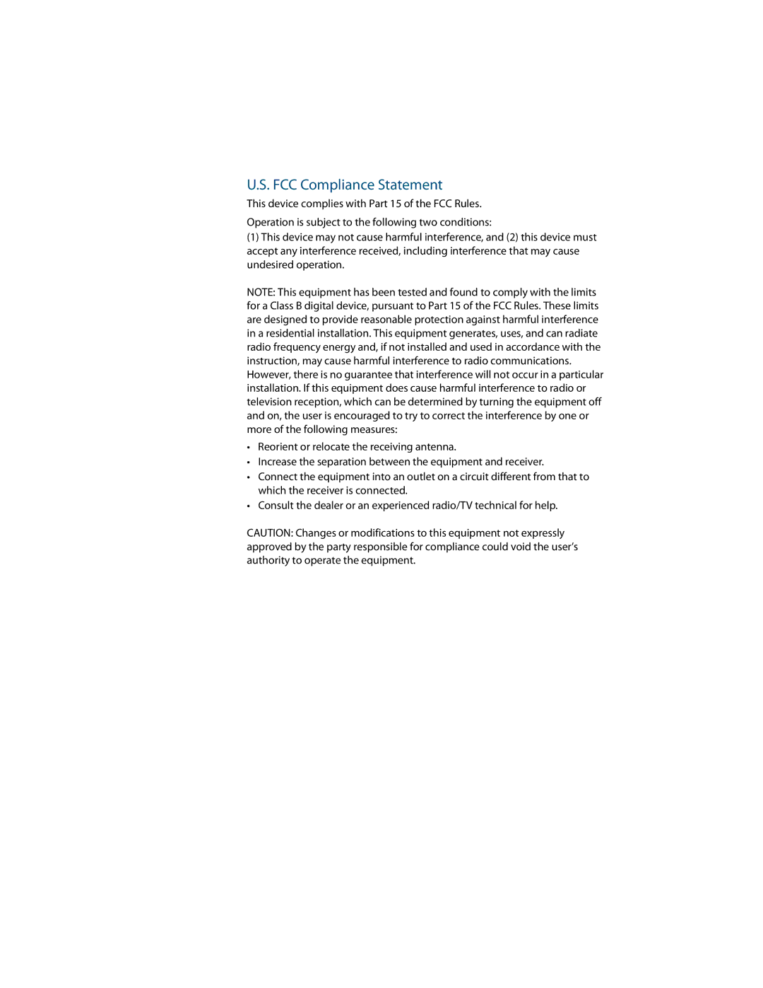 Planar E2c Display manual FCC Compliance Statement 