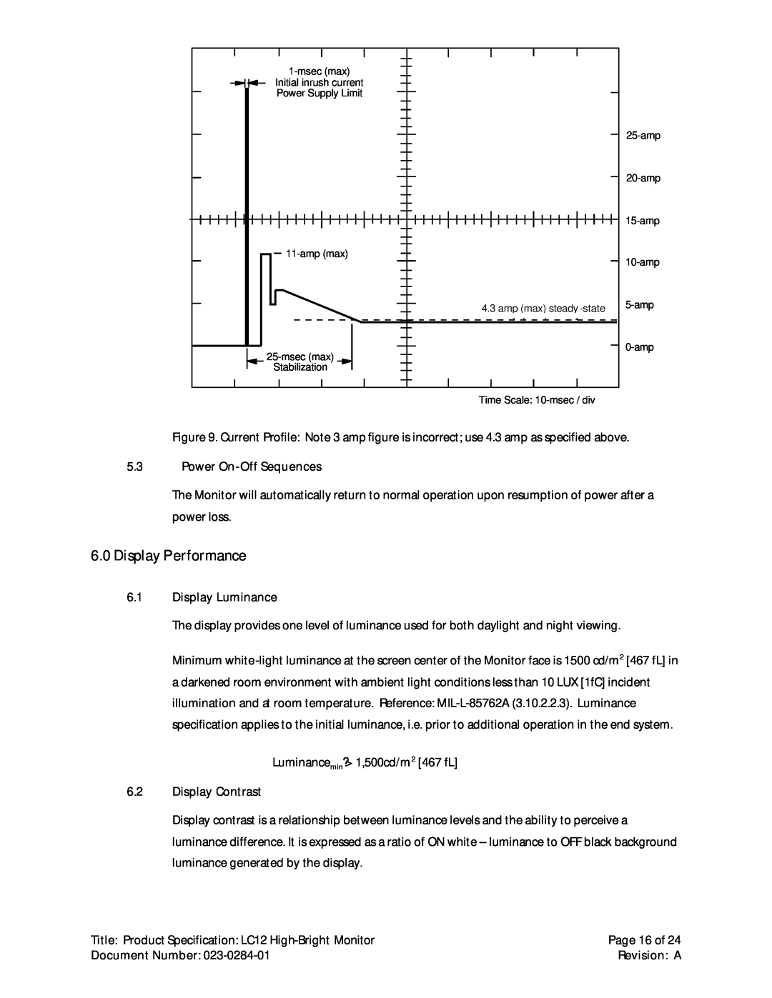 Planar LC12 manual Display Performance, Page 16 of 