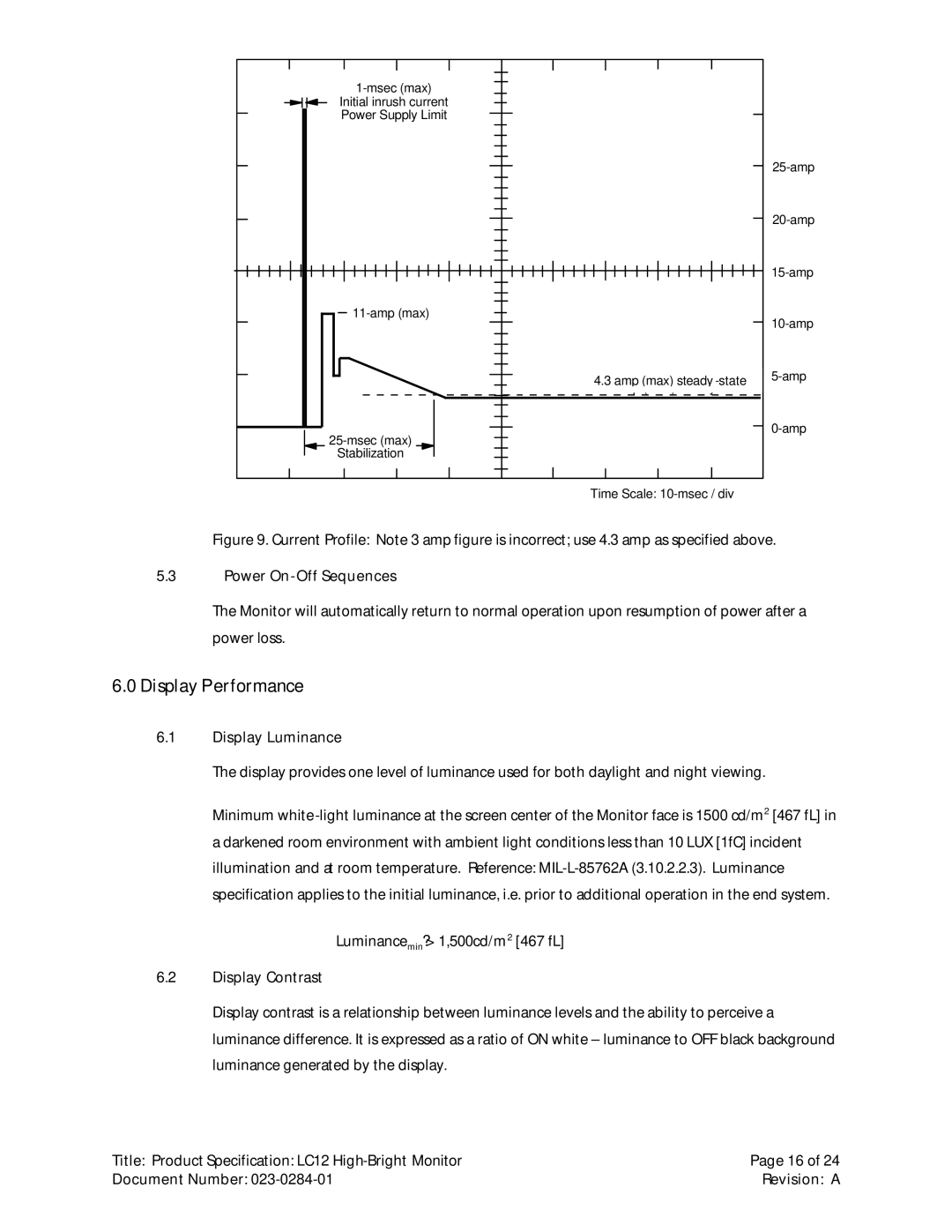 Planar LC12 manual Display Performance 