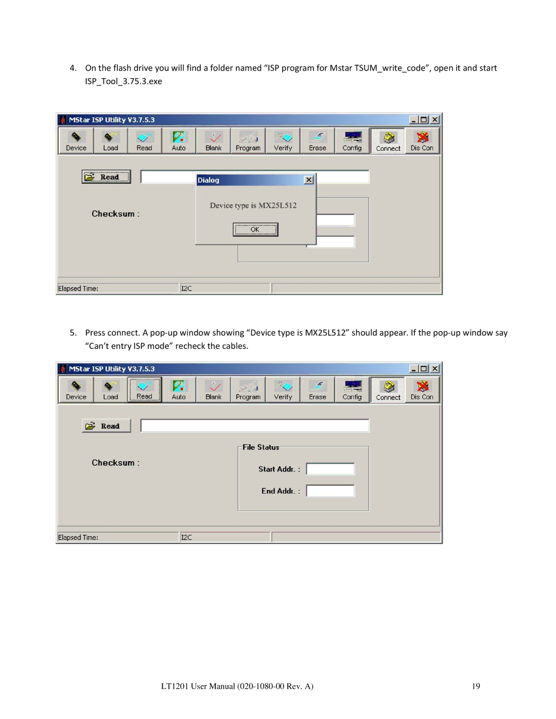 Planar LT1201 user manual 