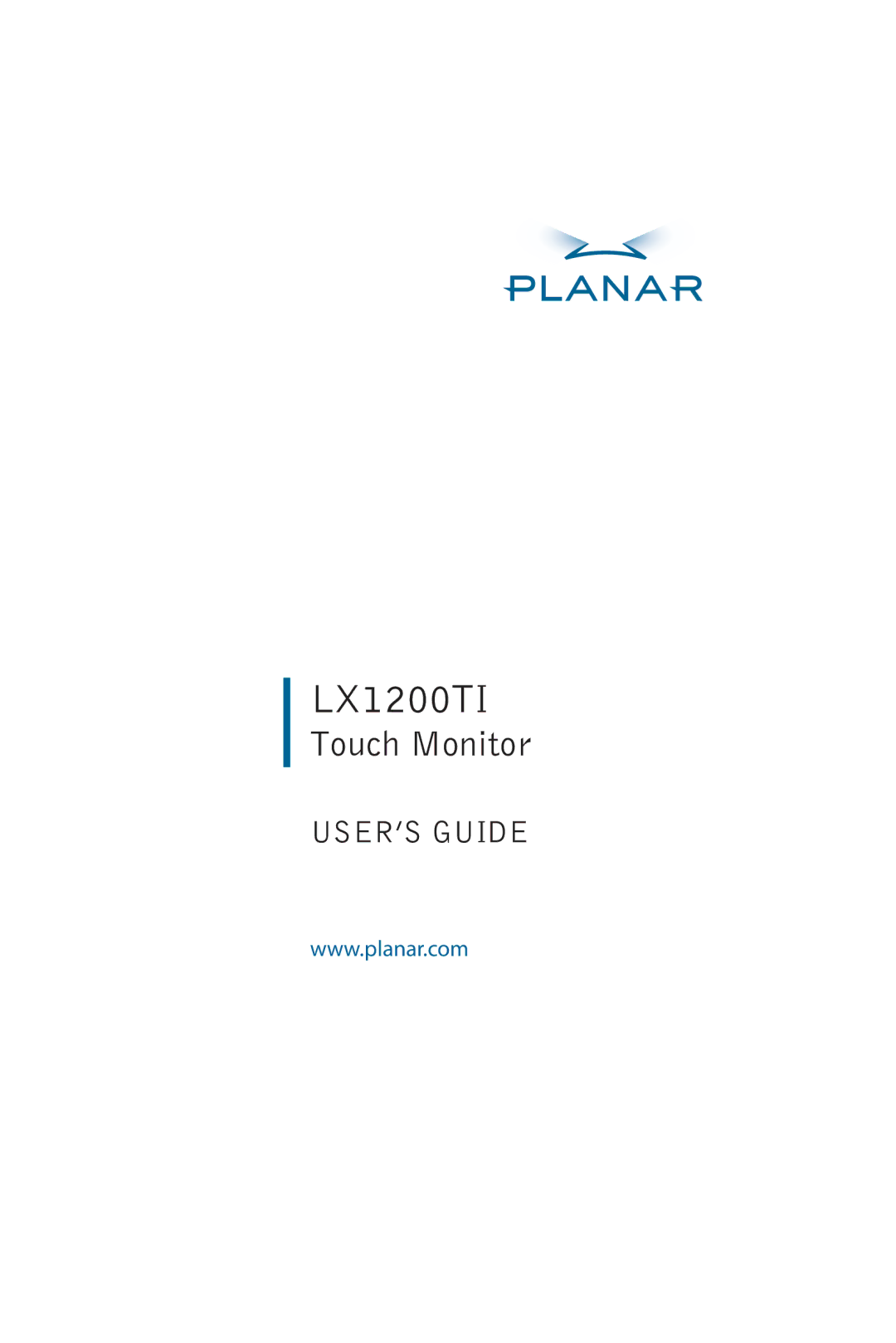 Planar LX1200TI manual 