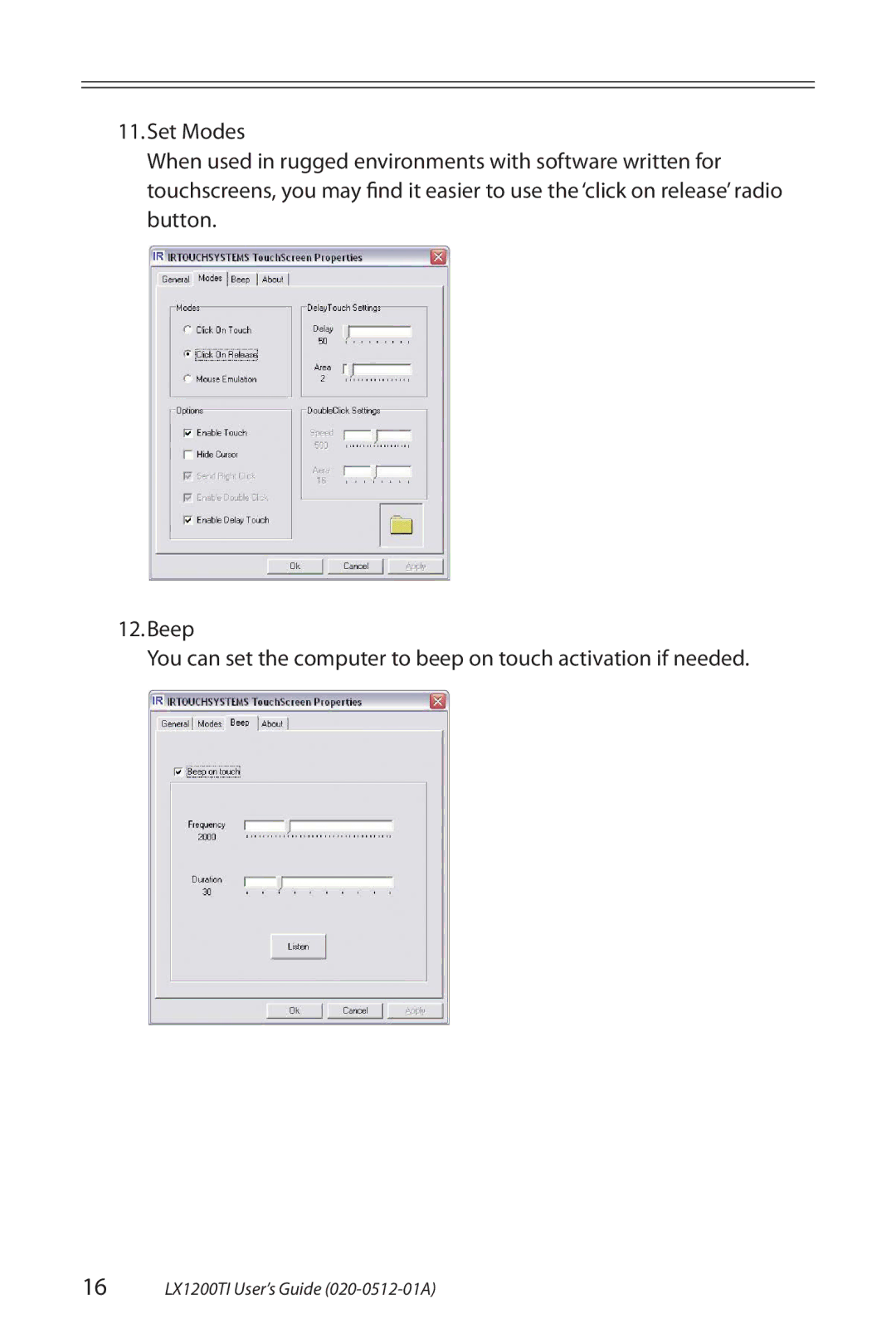 Planar manual 16 LX1200TI User’s Guide 020-0512-01A 