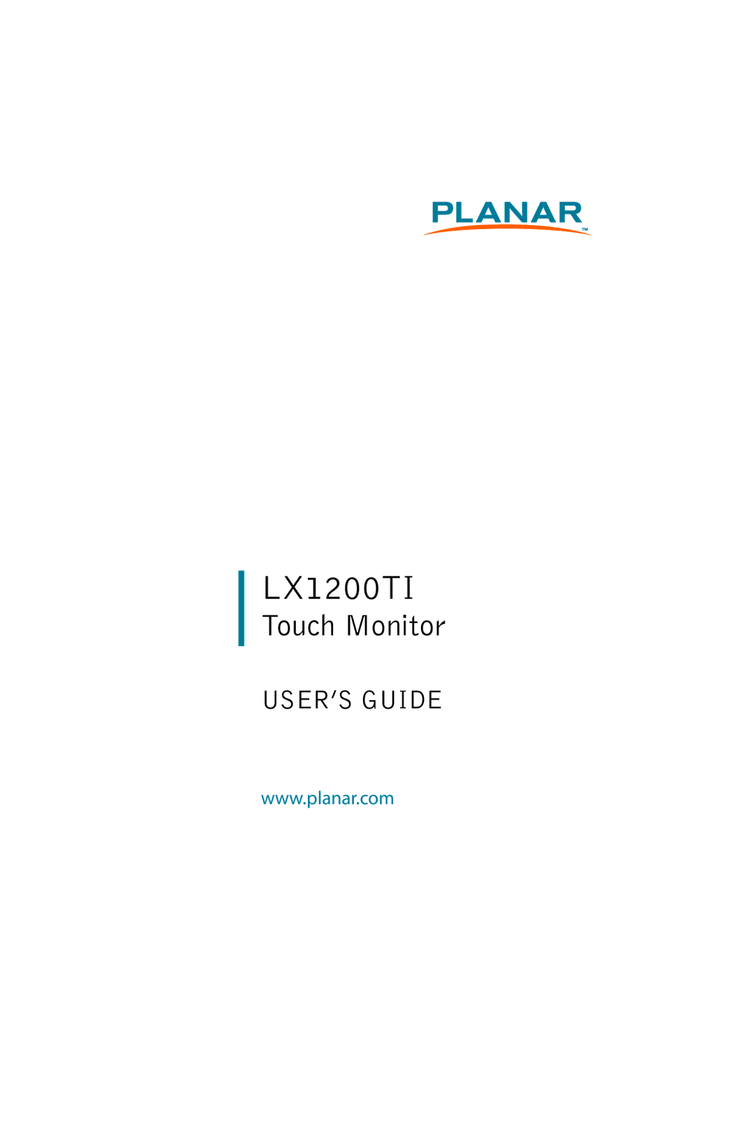 Planar LX1200TI manual 