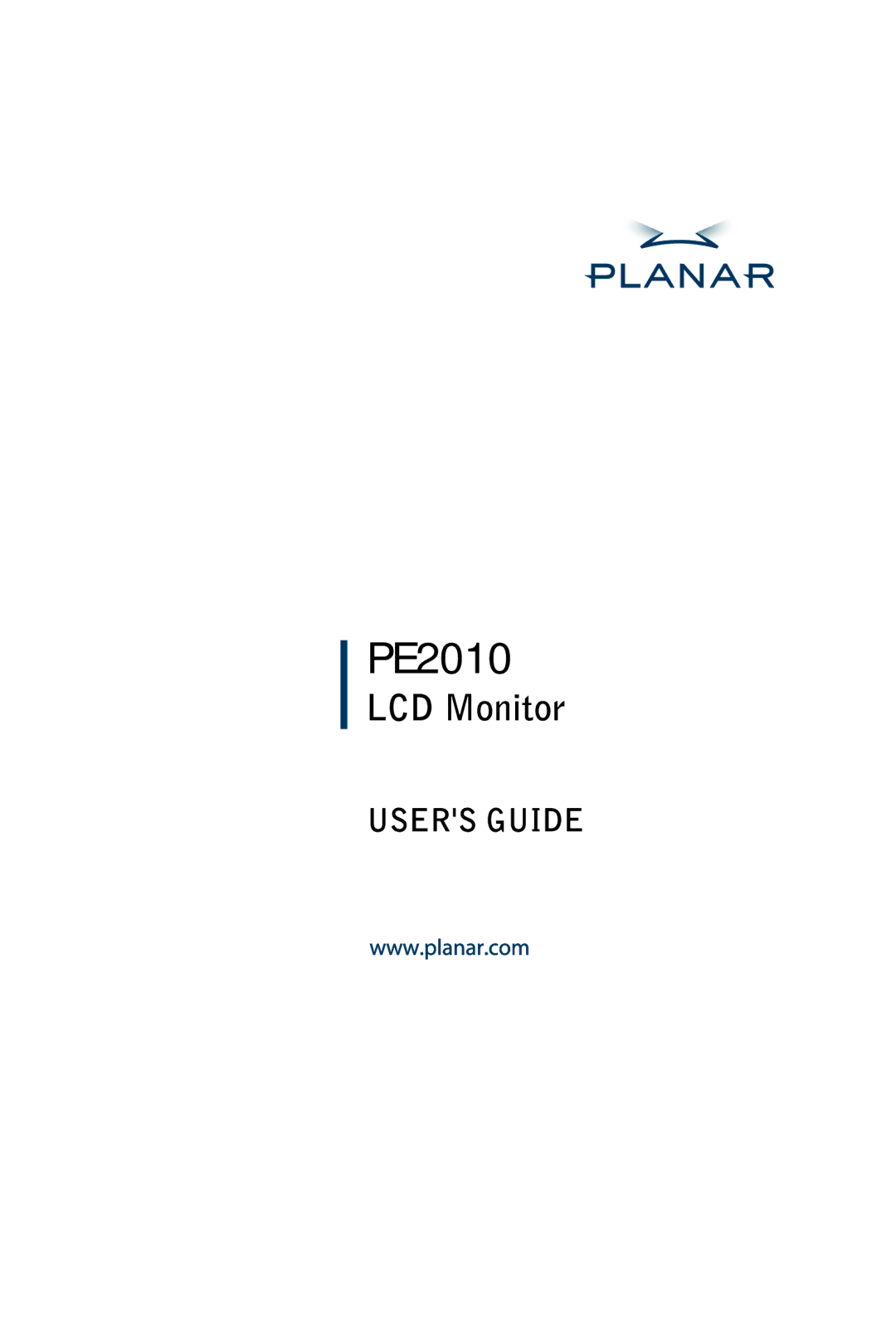 Planar PE2010 manual 