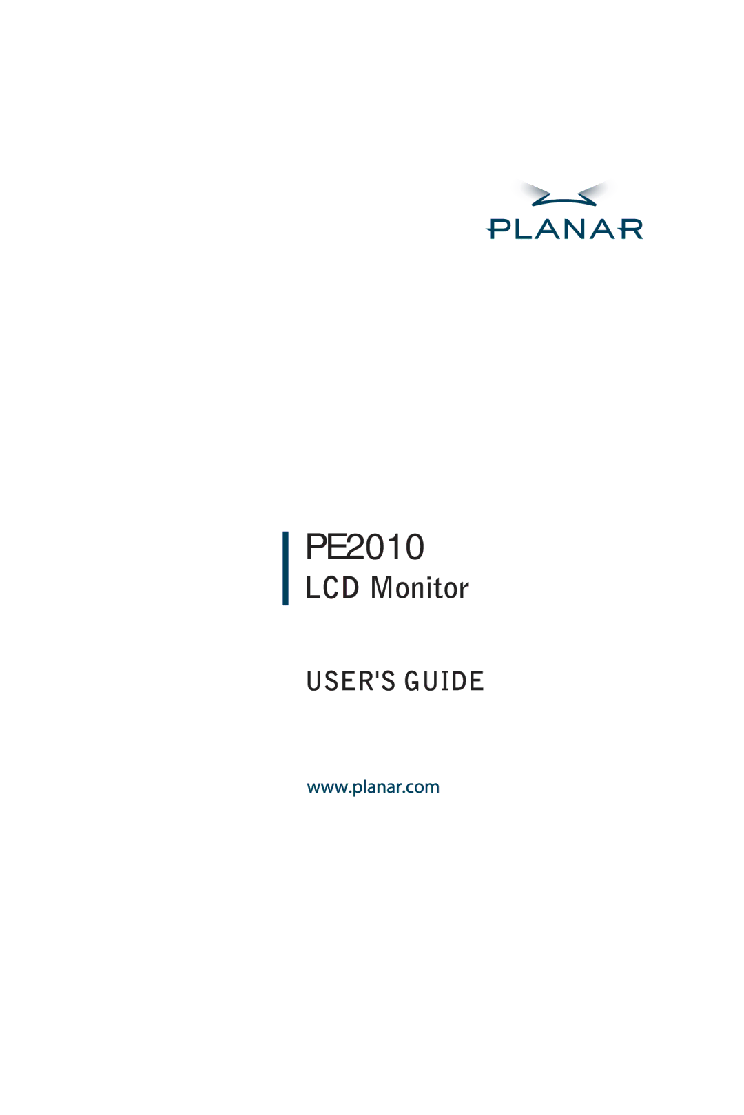 Planar PE2010 manual 