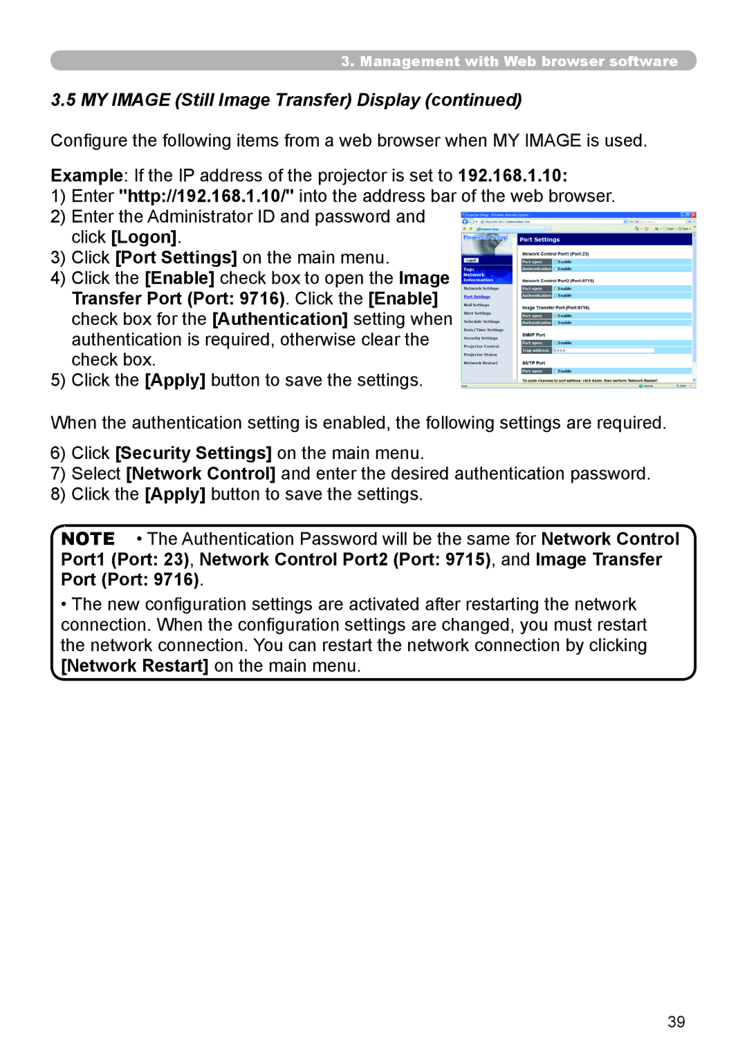 Planar PR9030 user manual MY Image Still Image Transfer Display 