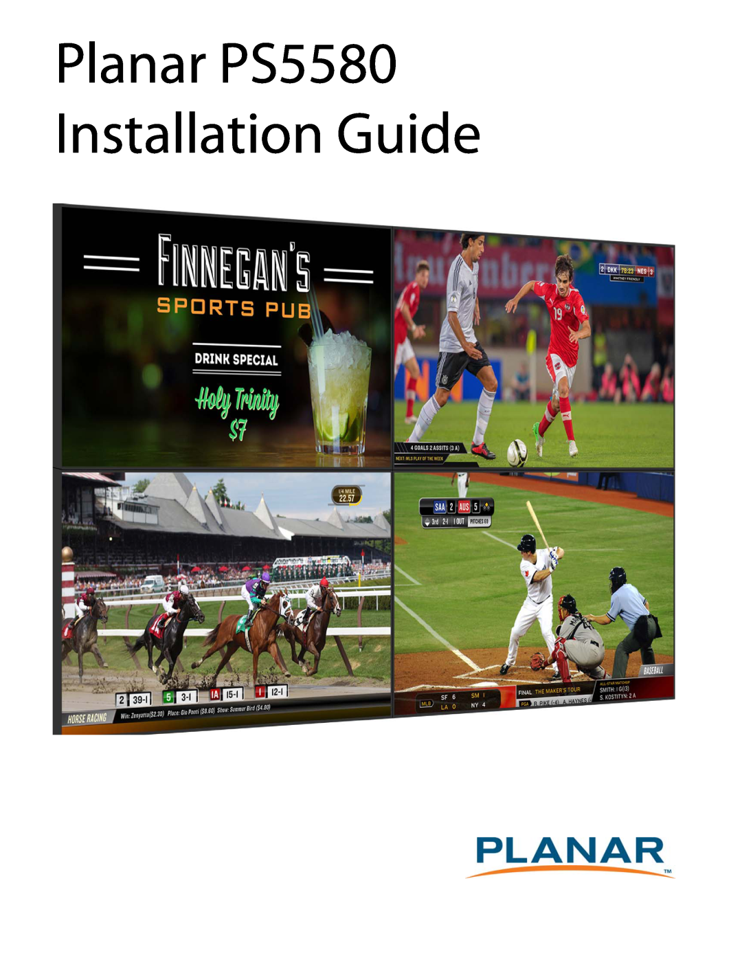 Planar manual Planar PS5580 Installation Guide 