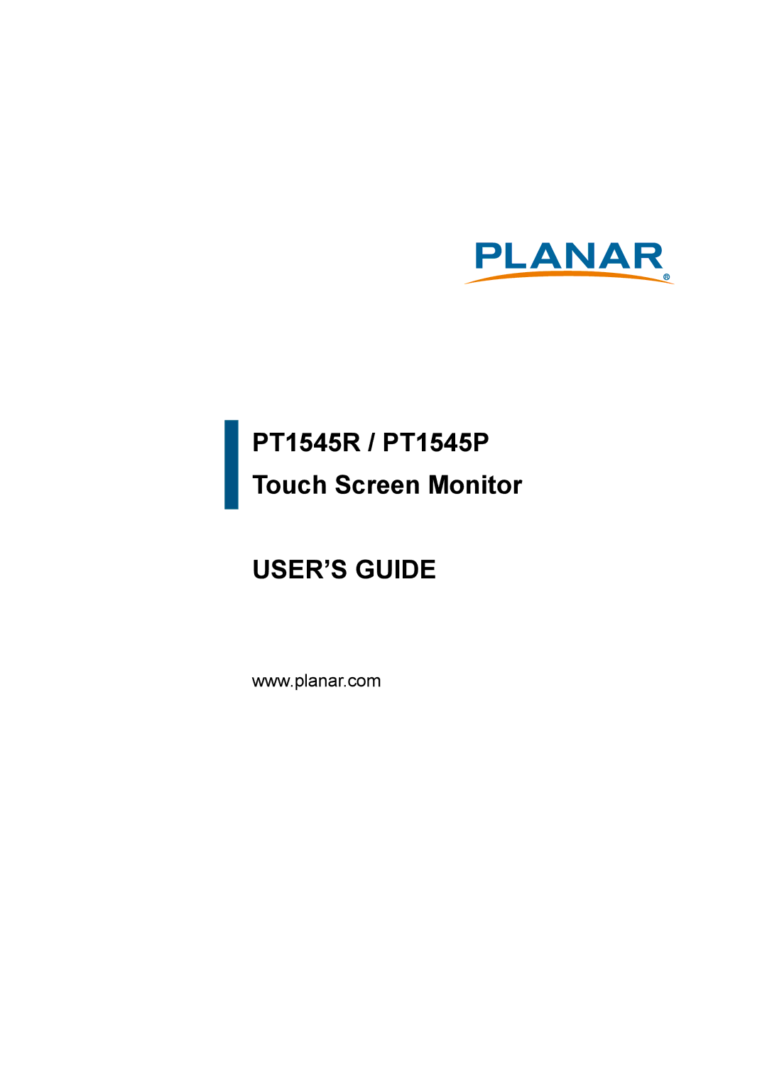 Planar PT1545R manual USER’S Guide 