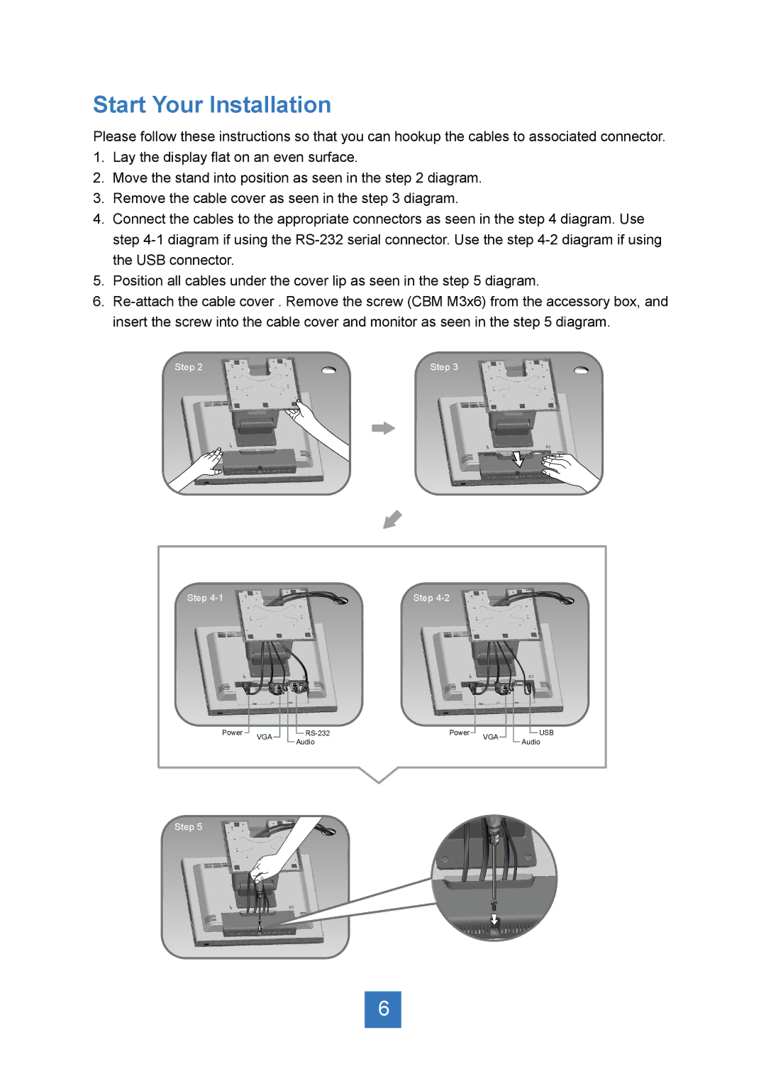 Planar PT1545R manual Start Your Installation 