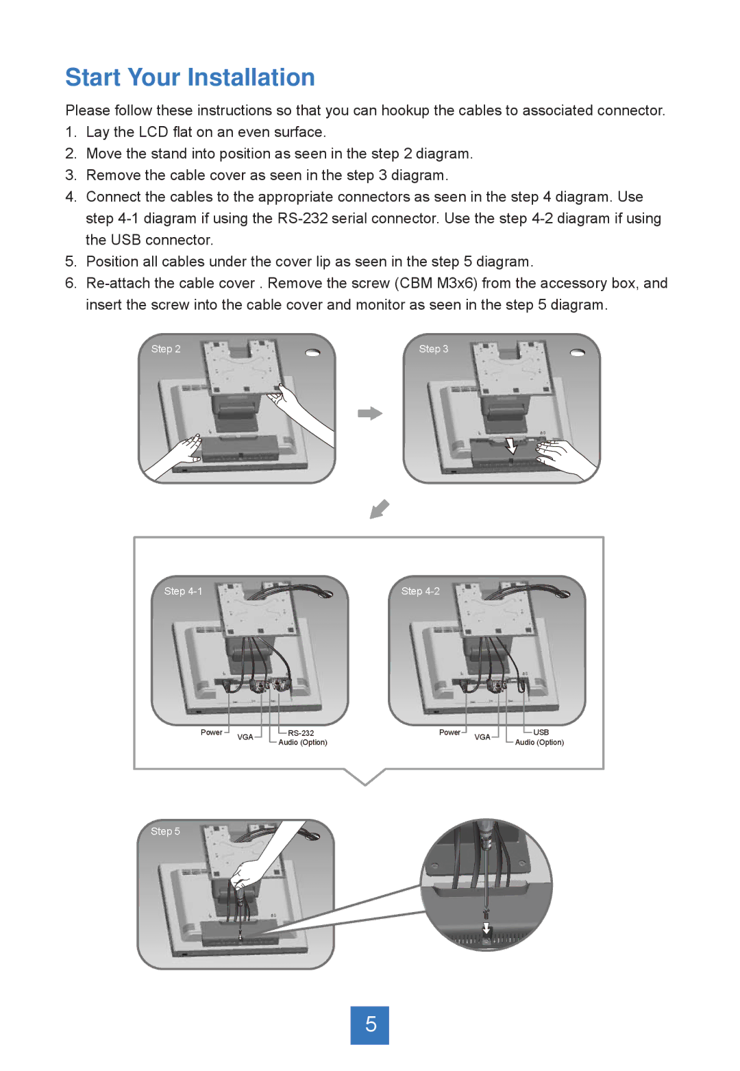 Planar PT1745S, PT1745RPF manual Start Your Installation 