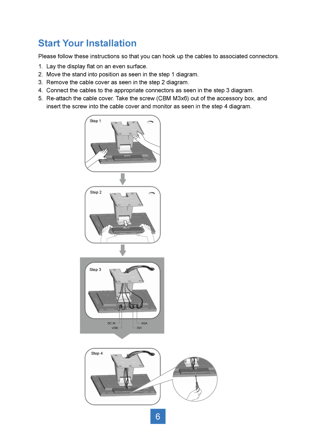 Planar PT2245PW manual Start Your Installation 