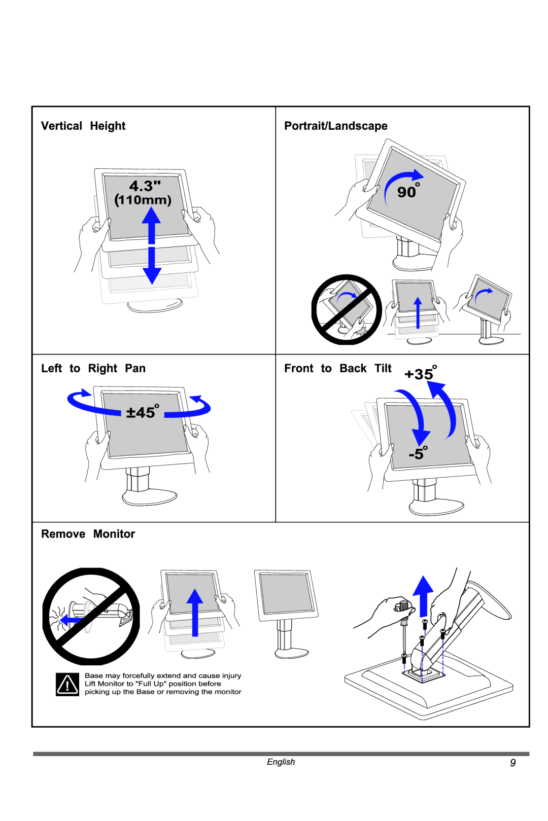 Planar PX191 manual 