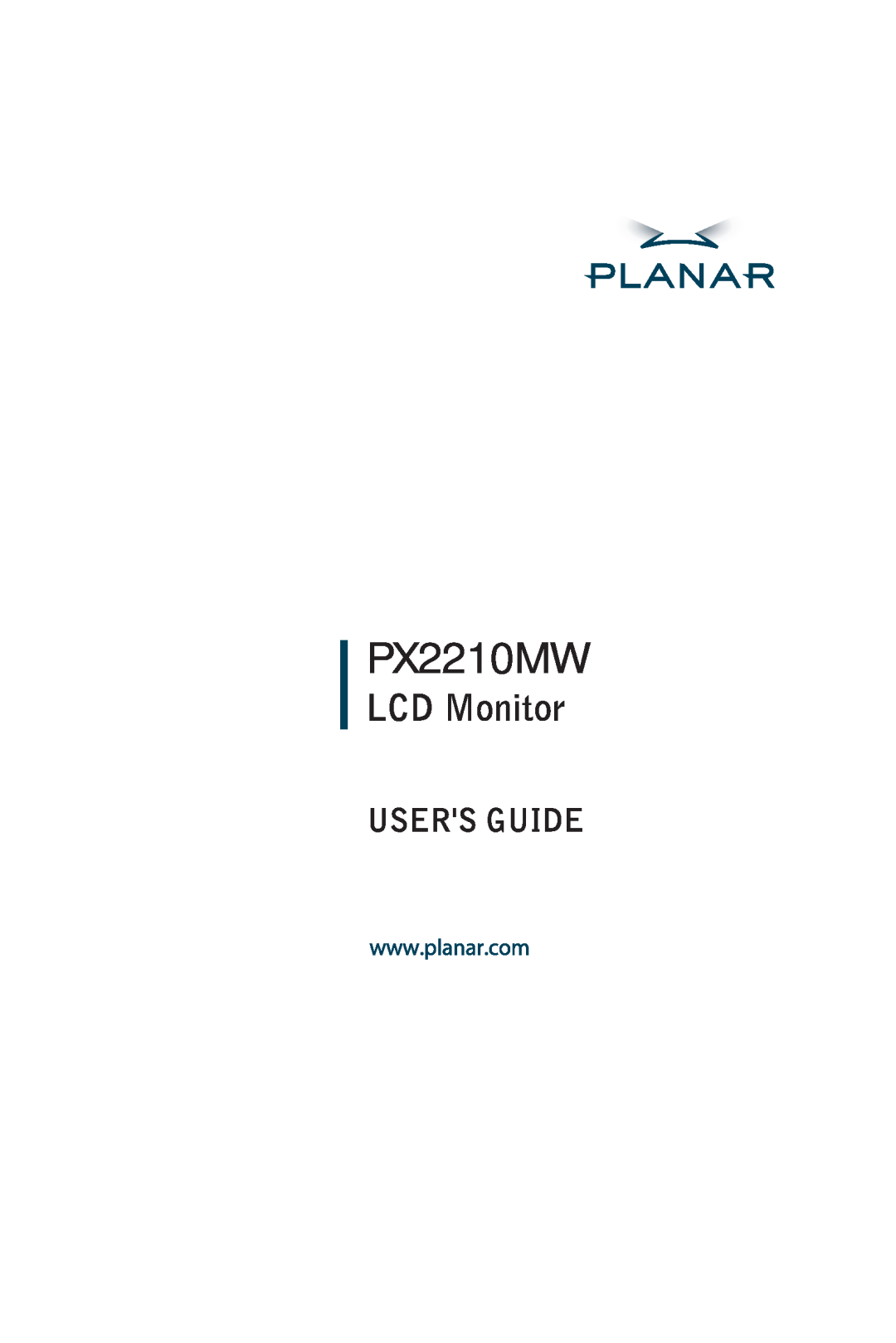 Planar PX2210MW manual 