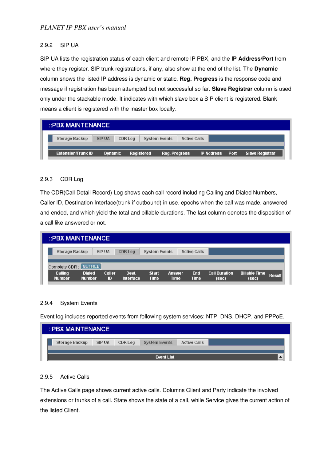 Planet Technology IPX-1800N user manual Planet IP PBX user’s manual 