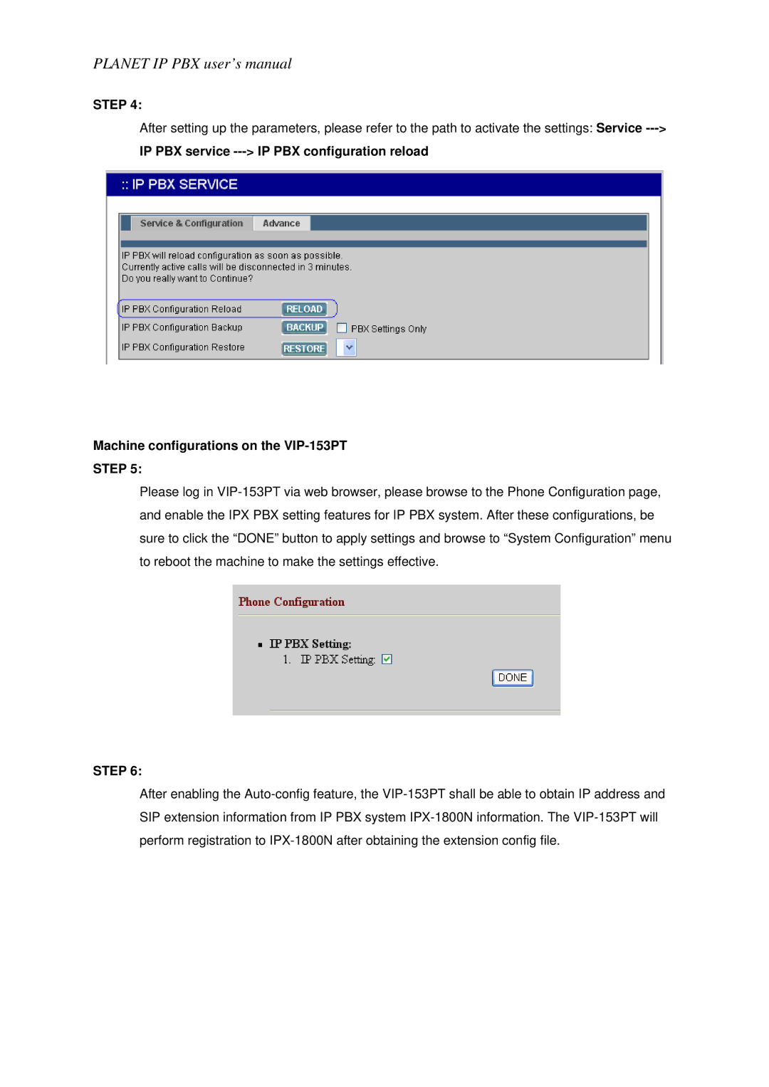 Planet Technology IPX-1800N user manual Planet IP PBX user’s manual 