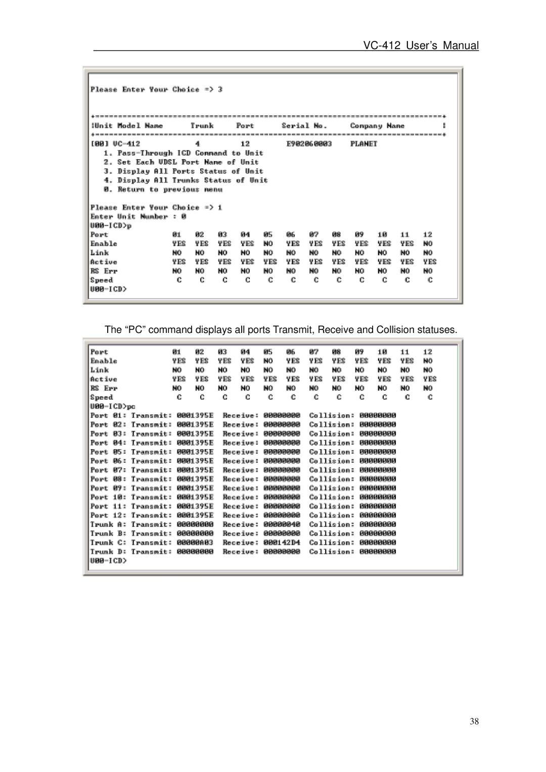 Planet Technology user manual VC-412 User’s Manual 