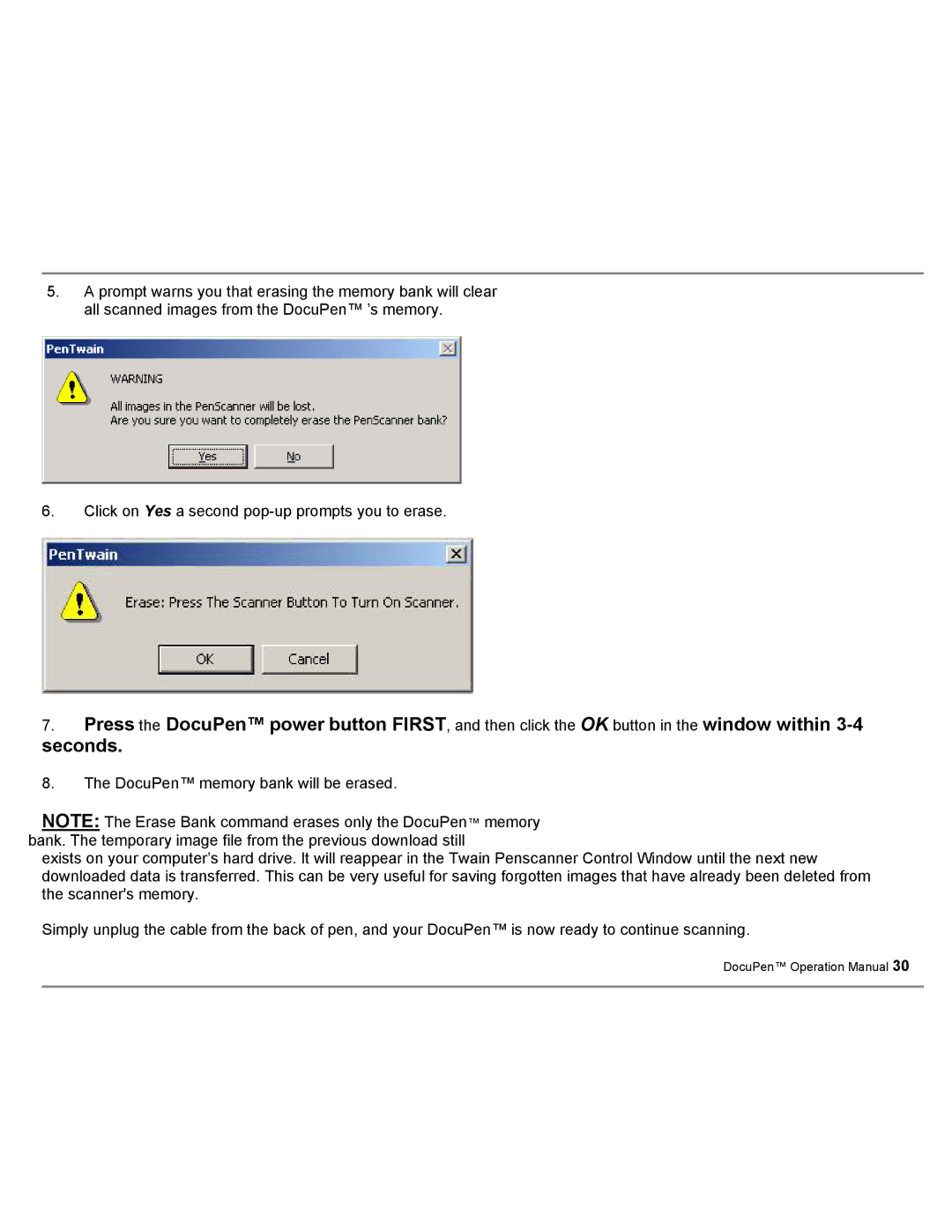 Planon System Solutions DocuPort Series DocuPen manual 