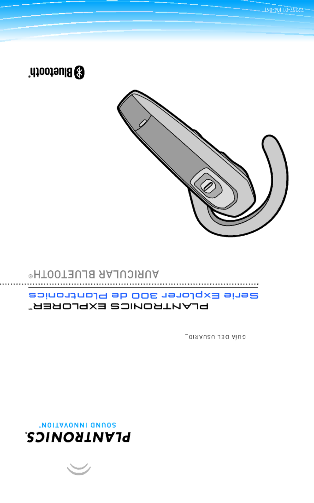 Plantronics 300 Series manual Bluetooth Auricular 