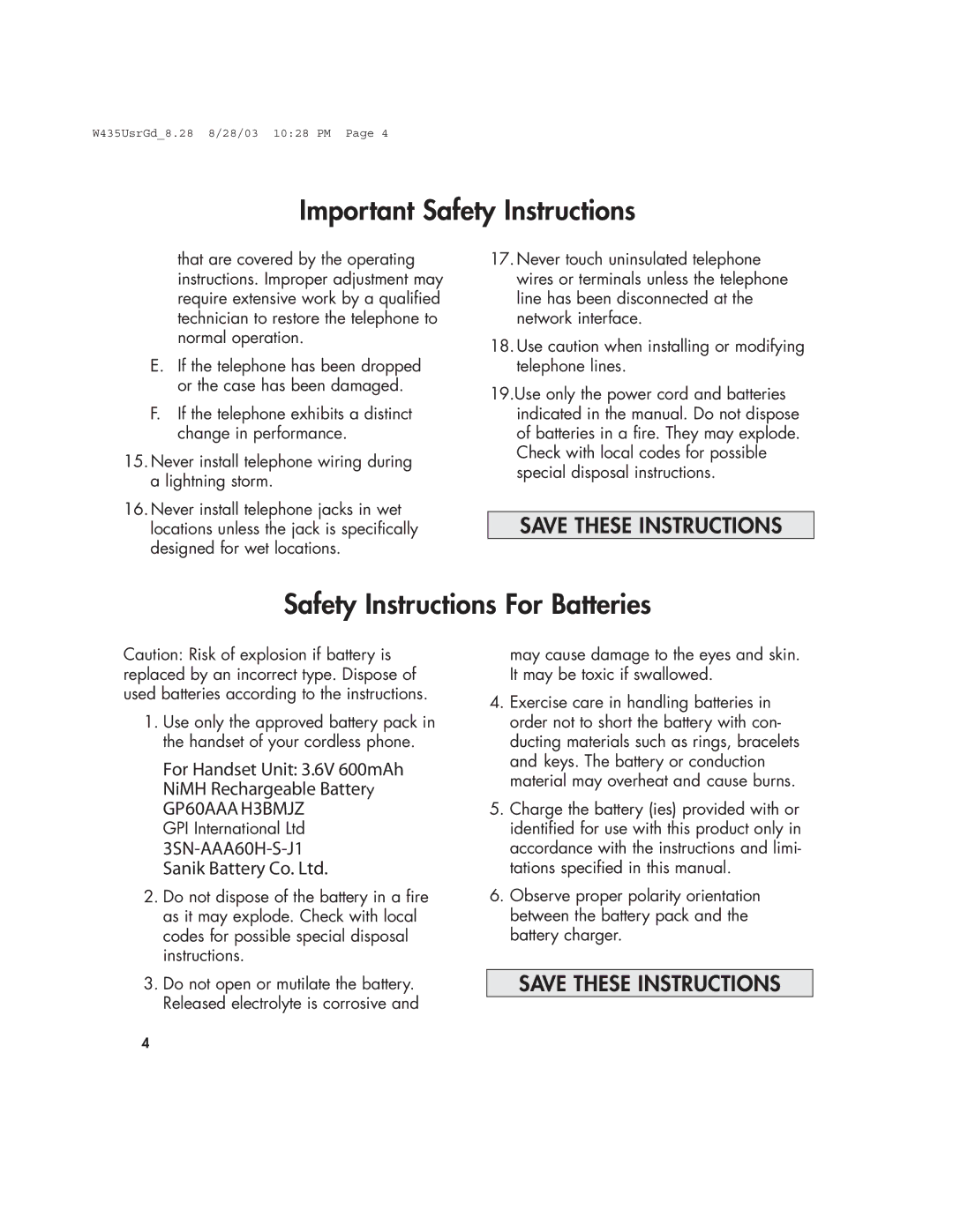 Plantronics 435 manual “«œÀÌ˜ÌÊ-viÌÞÊ˜ÃÌÀÕVÌˆœ˜Ã 