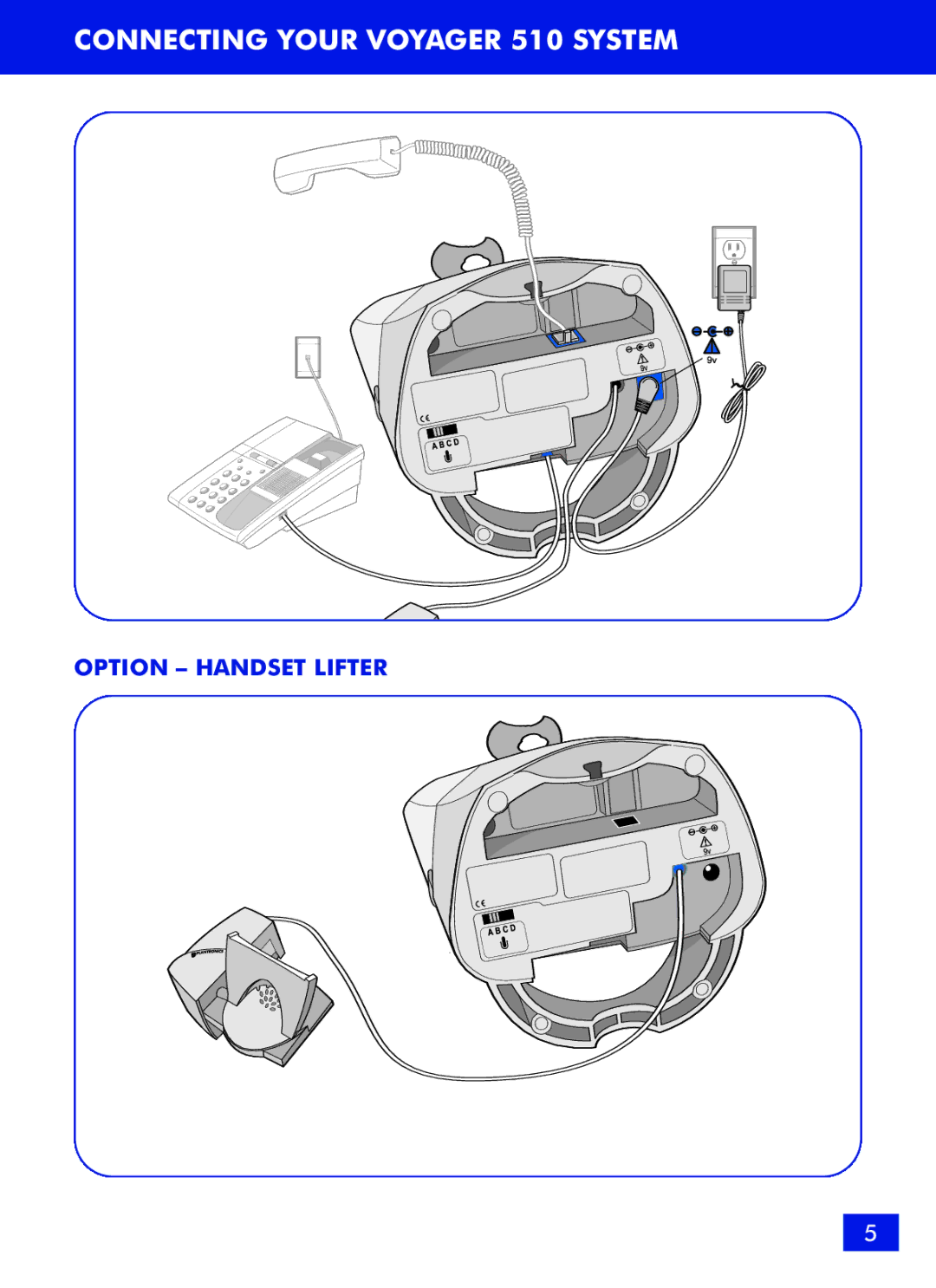 Plantronics manual Connecting Your Voyager 510 System 