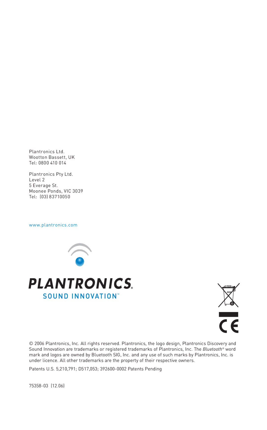 Plantronics 610 manual do utilizador 