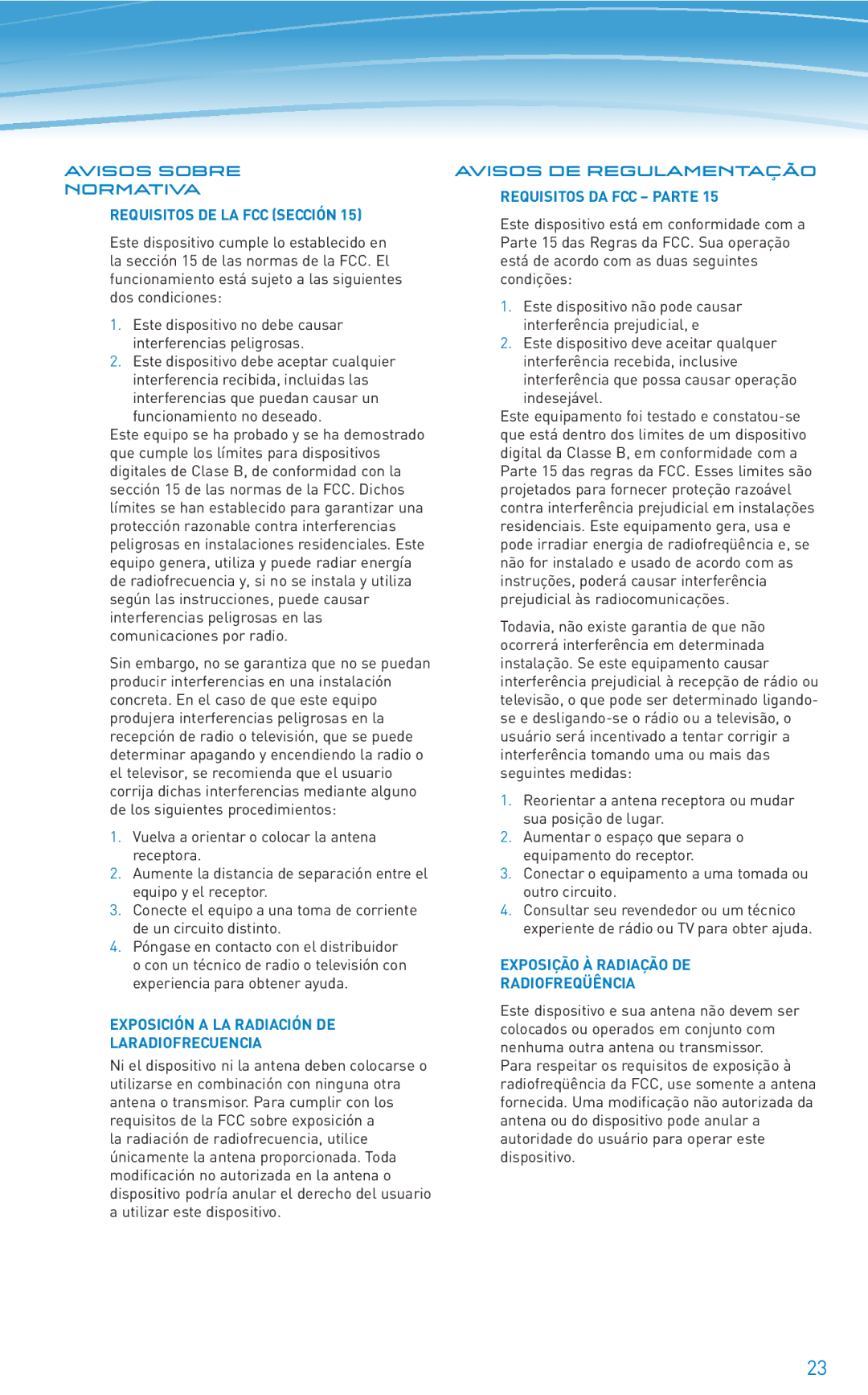 Plantronics 610 Requisitos DE LA FCC Sección, Exposición a LA Radiación DE Laradiofrecuencia, Requisitos DA FCC Parte 