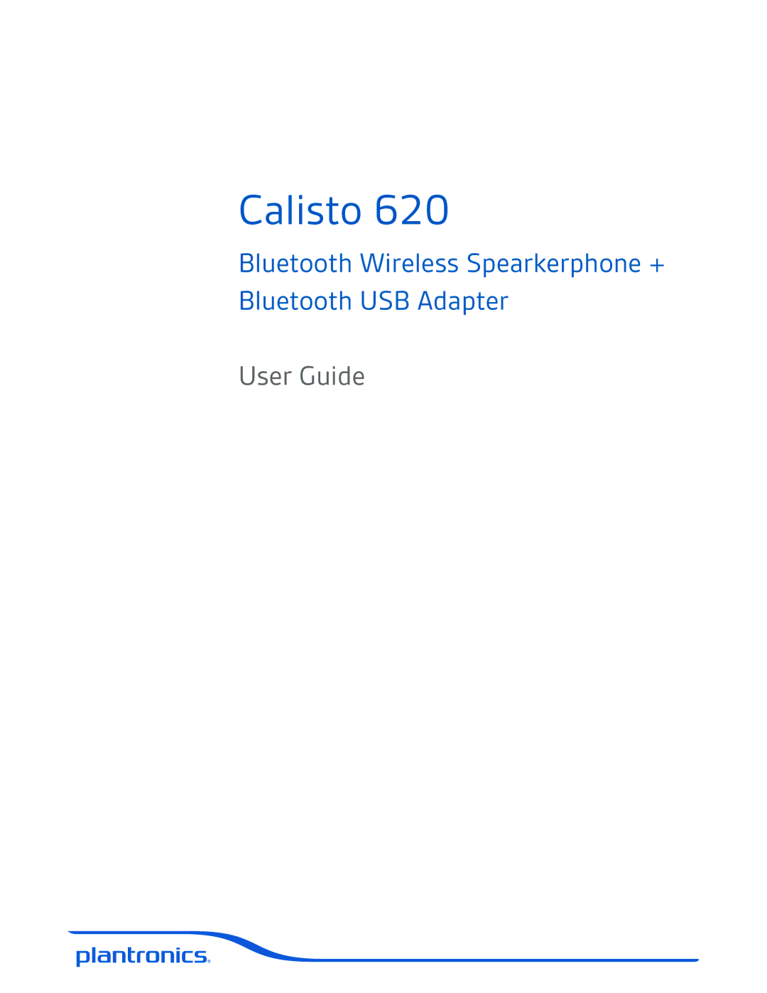 Plantronics 620 manual Calisto 