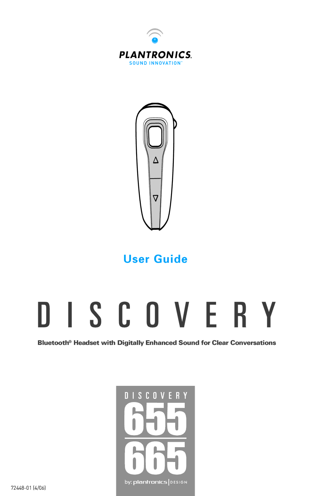 Plantronics 665, 655 manual User Guide 