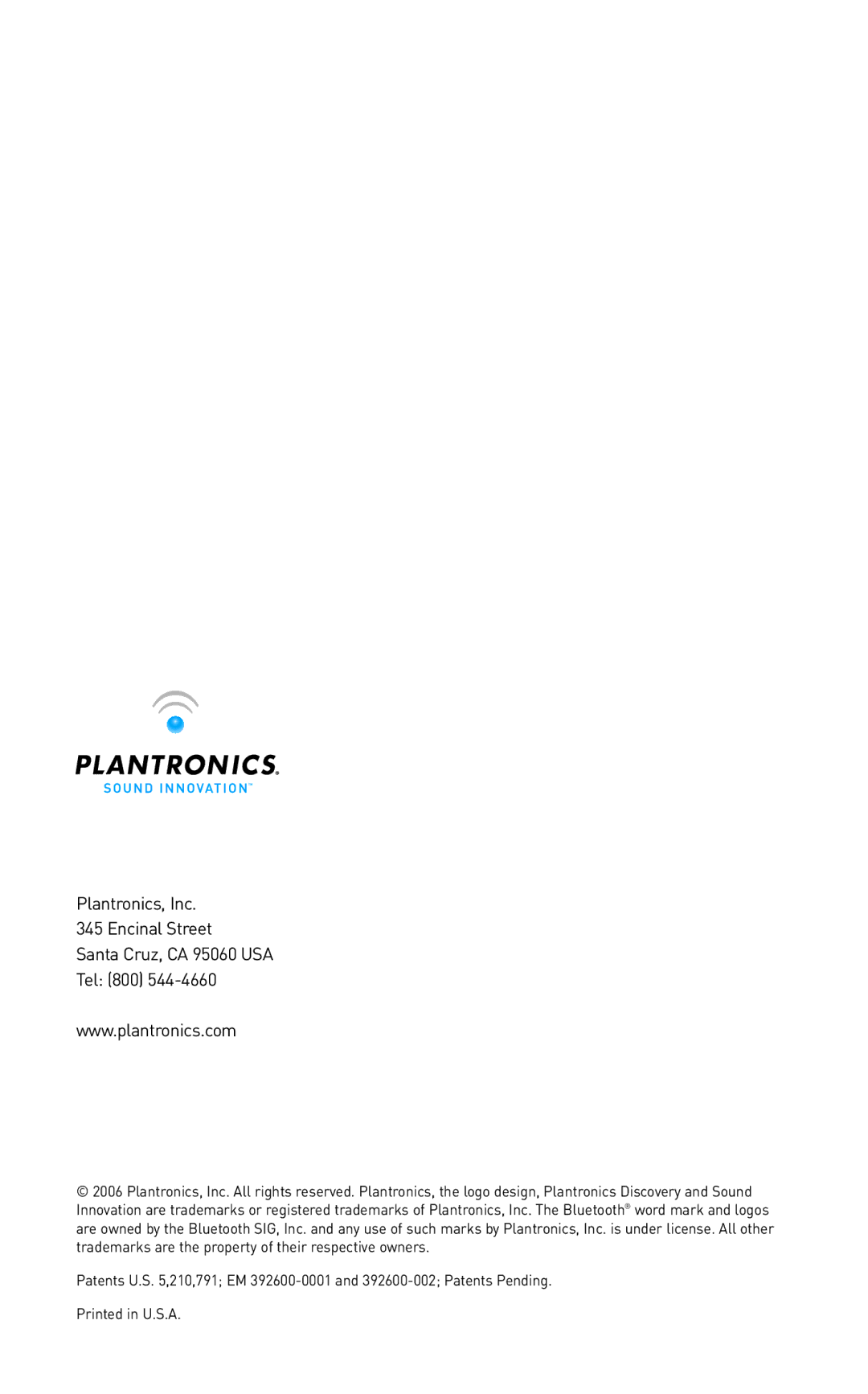 Plantronics 655, 665 manual 