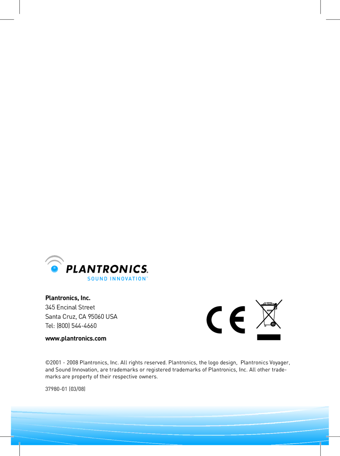 Plantronics APC-4 quick start Plantronics, Inc 