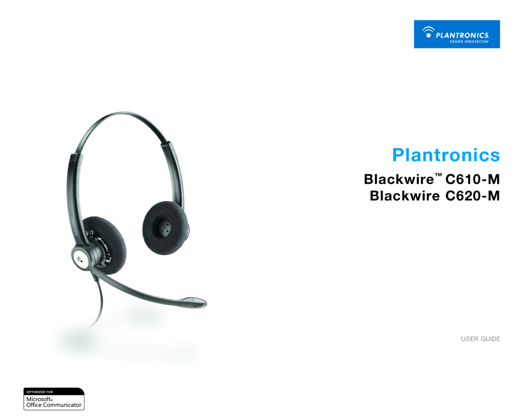 Plantronics C620-M manual Plantronics 