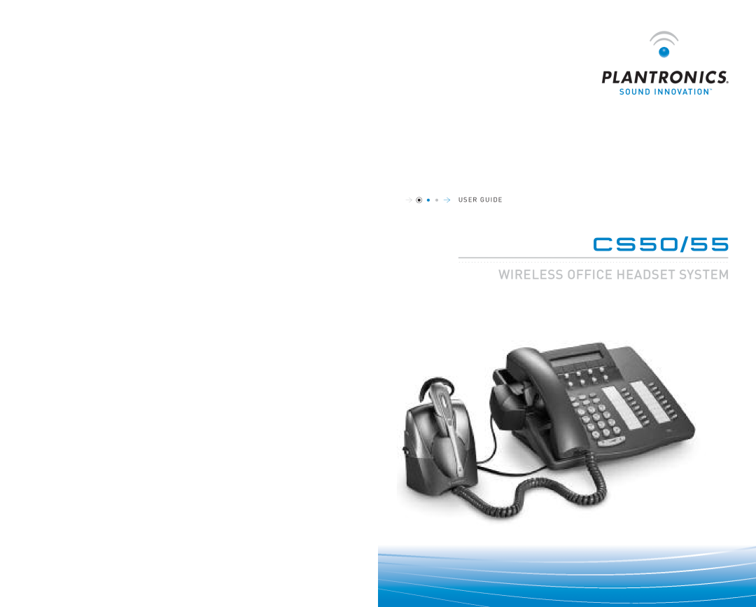 Plantronics CS50, CS60 manual 