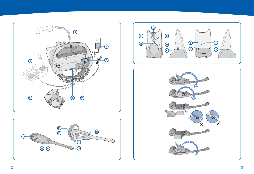 Plantronics CS50 manual do utilizador 