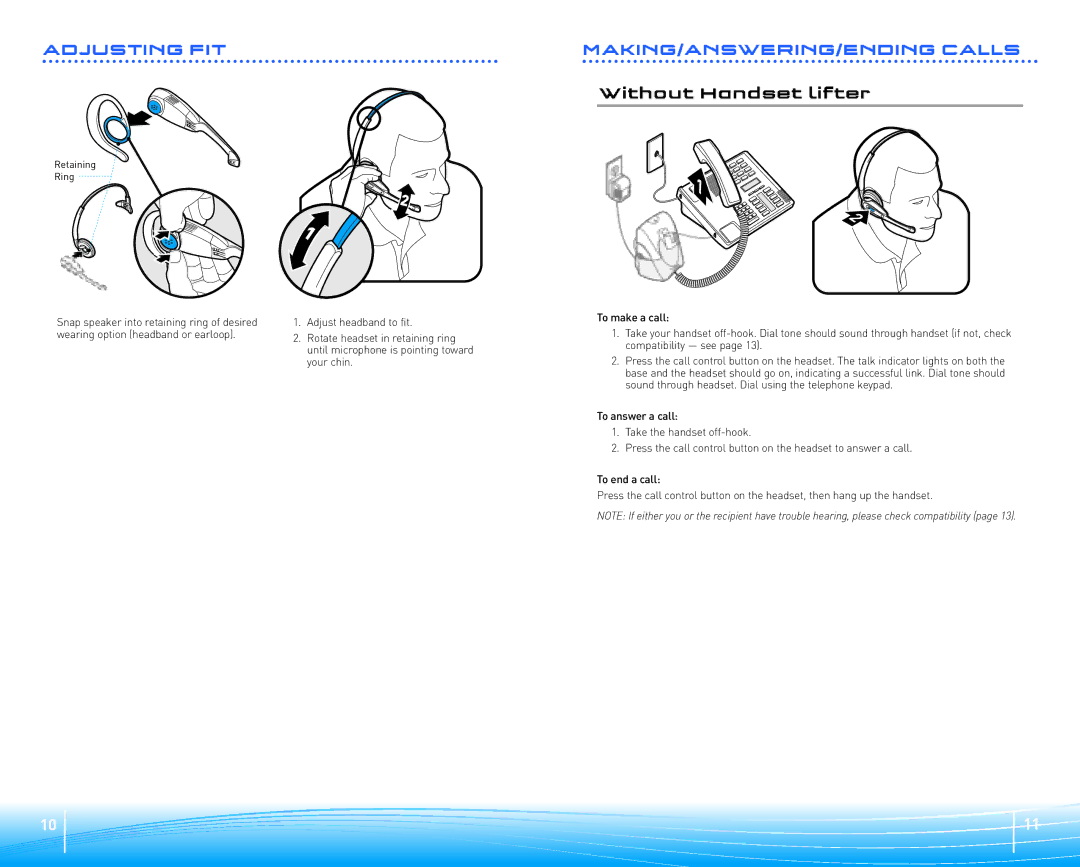 Plantronics CS50/55 warranty Retaining Ring 