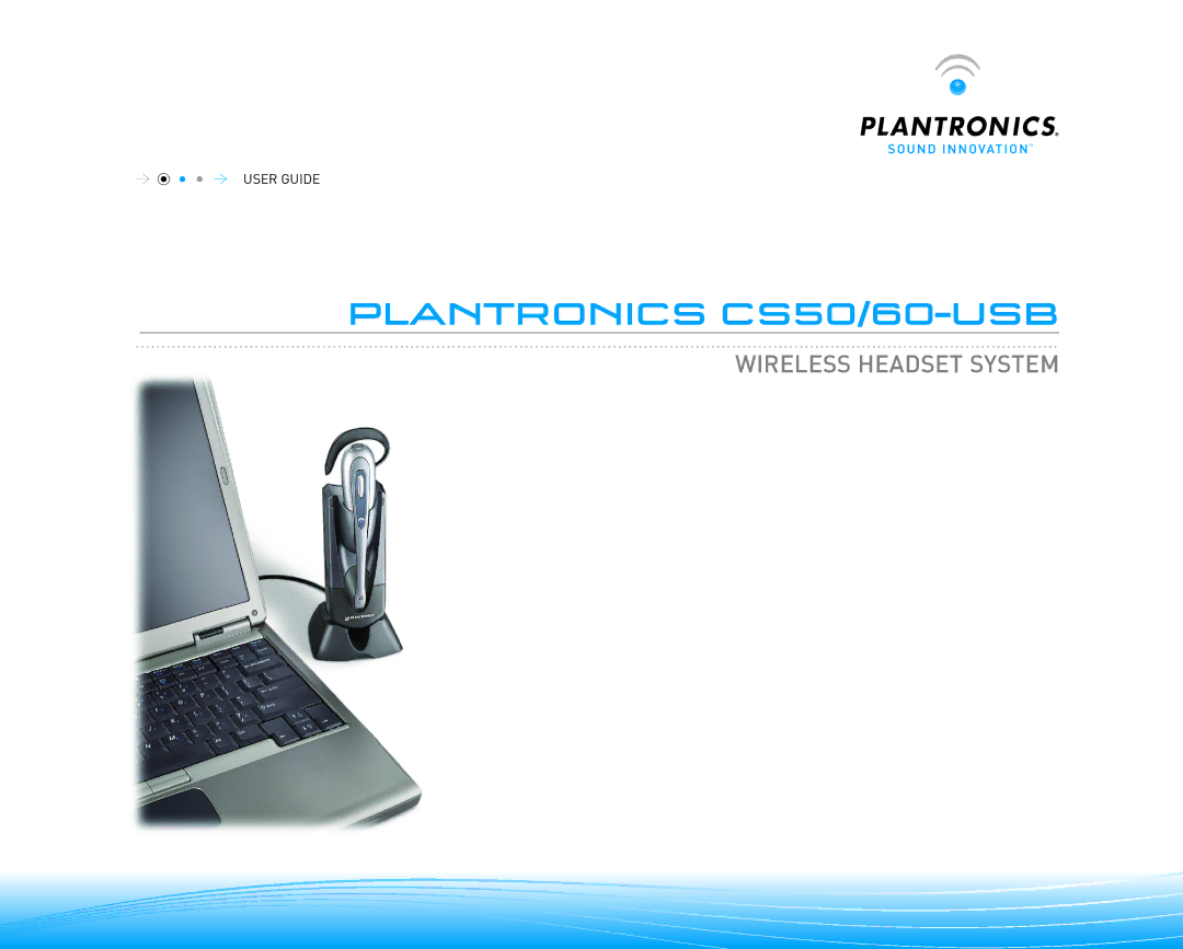 Plantronics CS60 manual Plantronics CS50/60-USB 