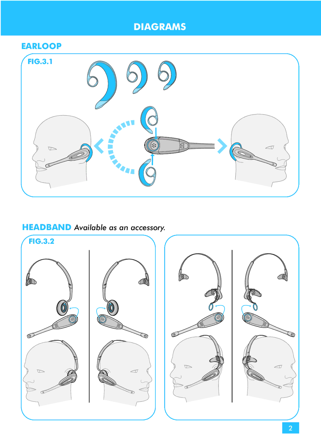 Plantronics CS50-USB, CS60-USB manual Earloop 