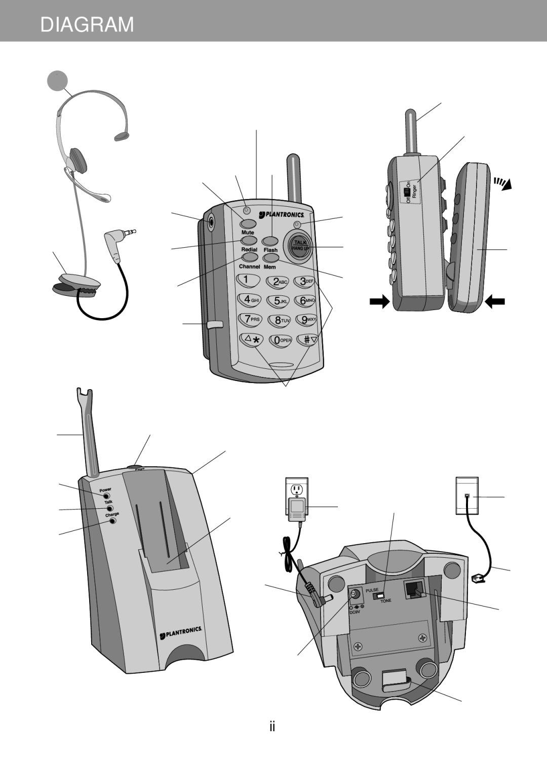 Plantronics 47349-01, CT10 manual Diagram 