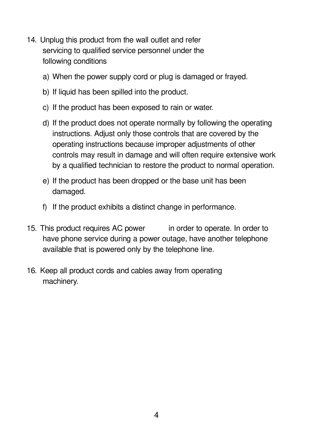 Plantronics 47349-01, CT10 manual Important Safety Instructions 