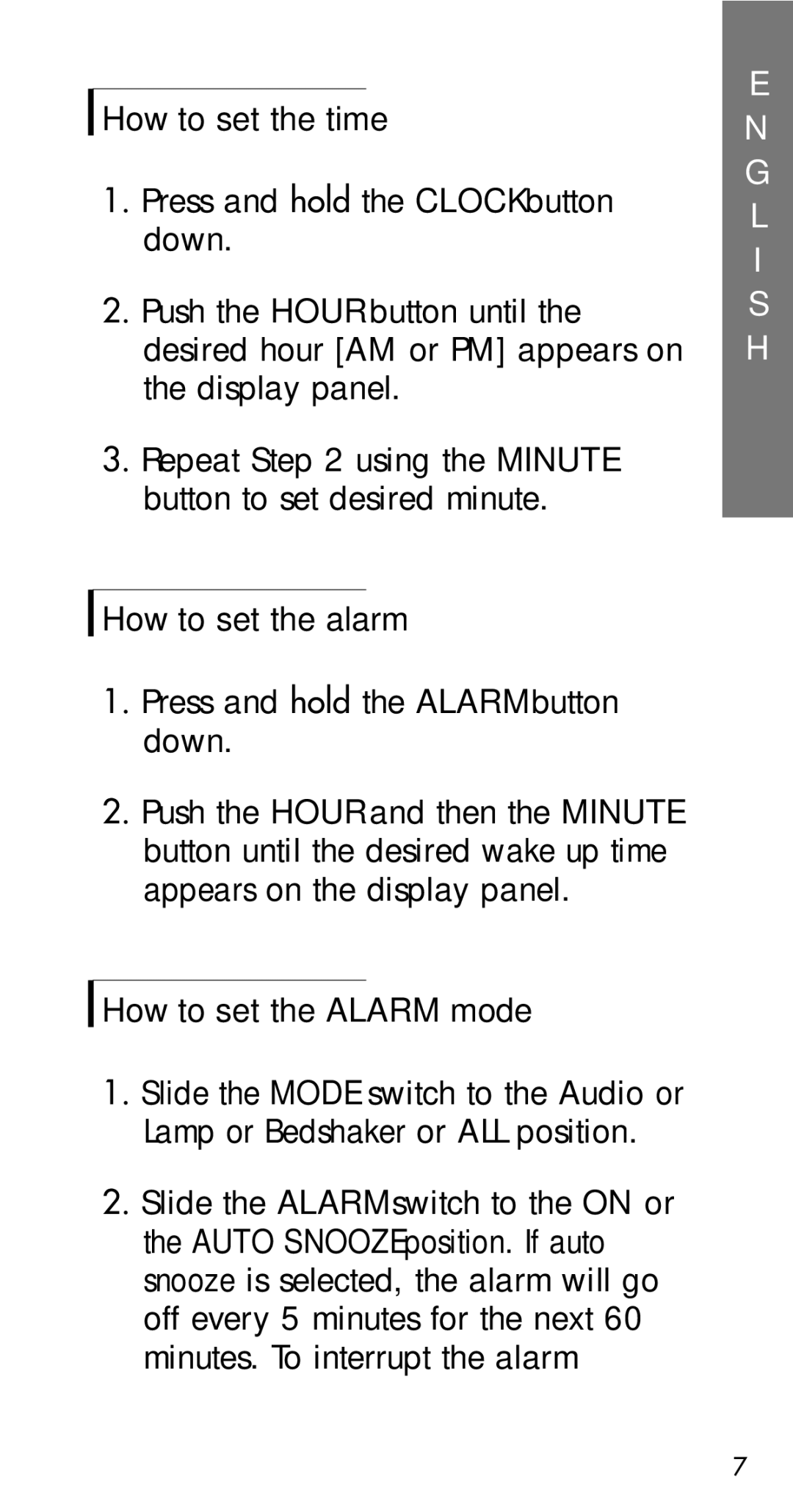 Plantronics Fire Alarm manual Xxx7 