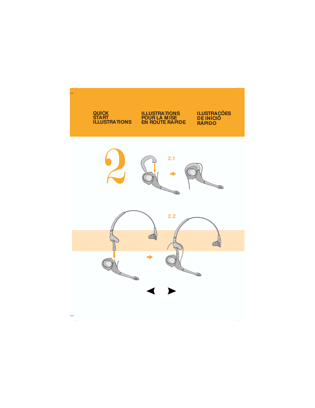 Plantronics P161N, H151N, H161N, H171/N, P151N quick start Quick Illustrations 