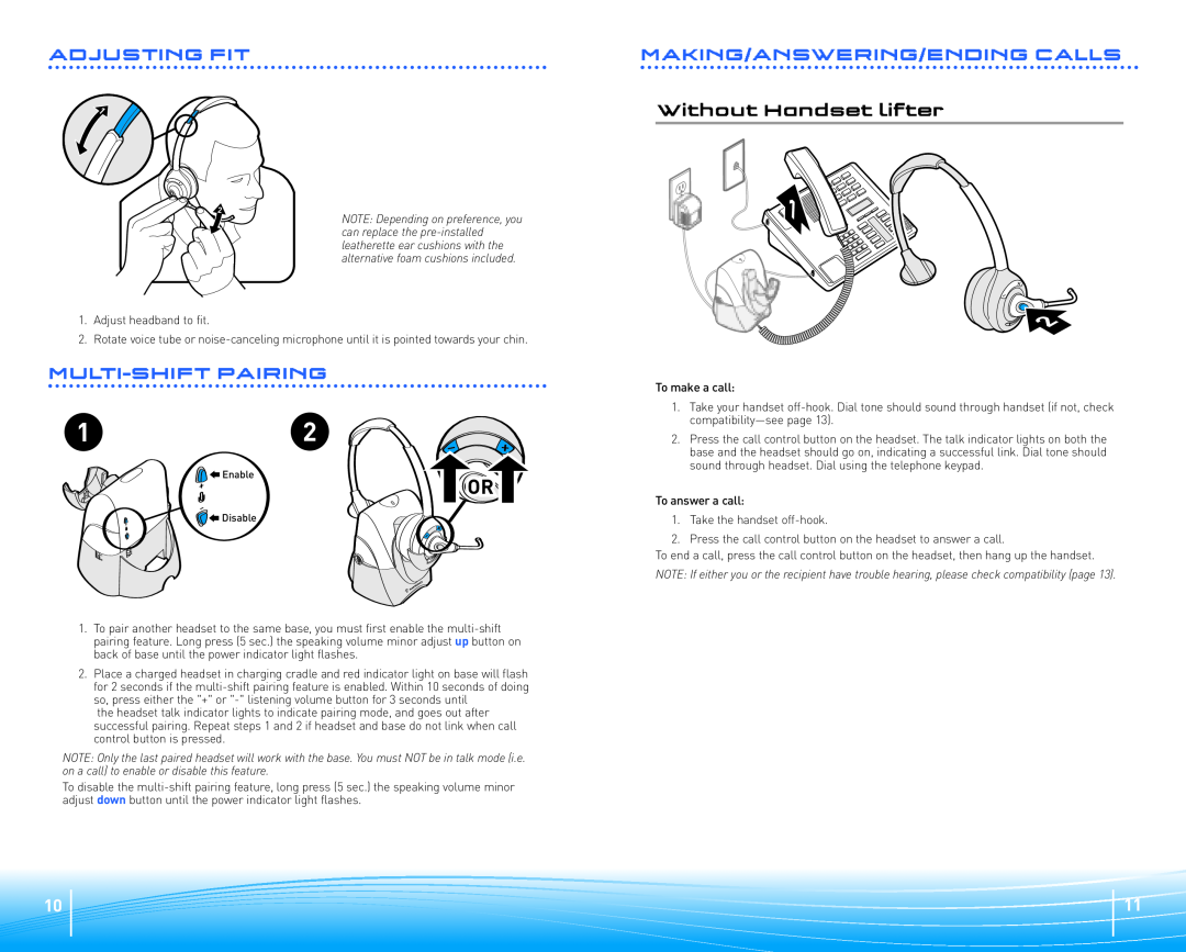 Plantronics Headset System manual 