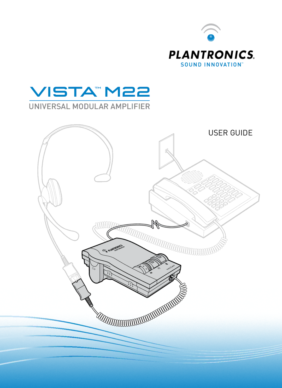 Plantronics manual Vistatm M22 