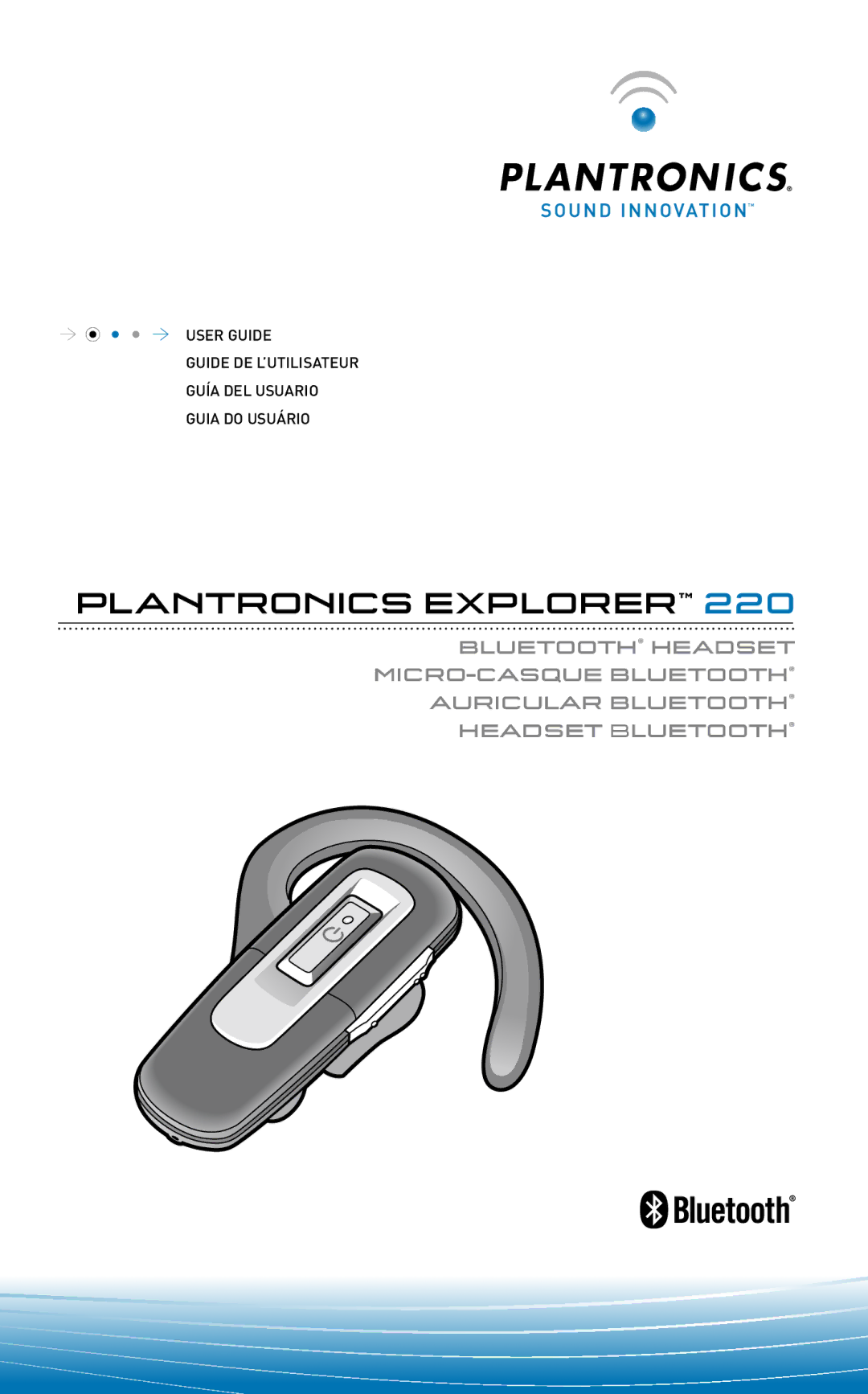 Plantronics M220 manual Plantronics Explorer 